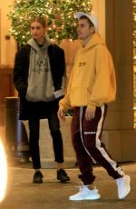 HAILEY and Justin BIEBER Leaves Montage Hotel in Beverly Hills 01/02/2019