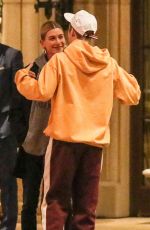 HAILEY and Justin BIEBER Leaves Montage Hotel in Beverly Hills 01/02/2019