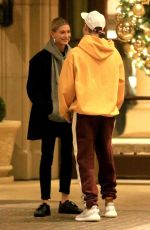 HAILEY and Justin BIEBER Leaves Montage Hotel in Beverly Hills 01/02/2019