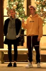 HAILEY and Justin BIEBER Leaves Montage Hotel in Beverly Hills 01/02/2019