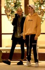 HAILEY and Justin BIEBER Leaves Montage Hotel in Beverly Hills 01/02/2019