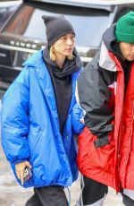 HAILEY and justin BIEBER Out for Lunch in New York 01/28/2019