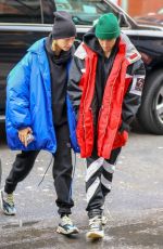 HAILEY and justin BIEBER Out for Lunch in New York 01/28/2019