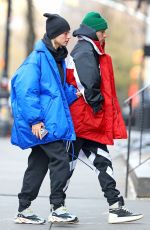 HAILEY and justin BIEBER Out for Lunch in New York 01/28/2019