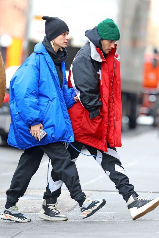 HAILEY and justin BIEBER Out for Lunch in New York 01/28/2019