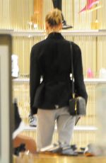 HAILEY BALDWIN at Alfred Tea Room in West Hollywood 01/24/2019