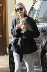HAILEY BALDWIN at Alfred Tea Room in West Hollywood 01/24/2019