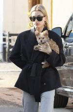 HAILEY BALDWIN at Alfred Tea Room in West Hollywood 01/24/2019