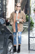 HAILEY BALDWIN Leaves a Salon in Los Angeles 01/22/2019