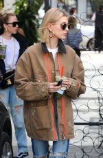 HAILEY BALDWIN Leaves a Salon in Los Angeles 01/22/2019