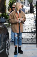 HAILEY BALDWIN Leaves a Salon in Los Angeles 01/22/2019