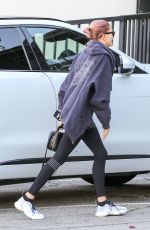 HAILEY BIEBER Arrives at a Gym in Los Angeles 01/19/2019