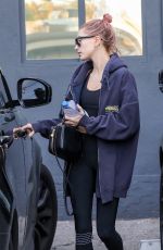 HAILEY BIEBER Arrives at a Gym in Los Angeles 01/19/2019