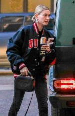 HAILEY BIEBER Arrives at Montage Hotel in Beverly Hills 01/02/2019
