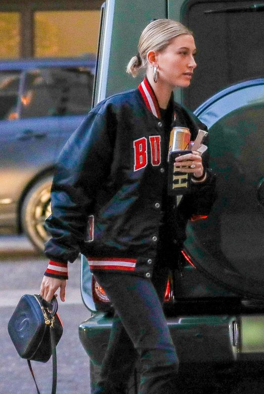 HAILEY BIEBER Arrives at Montage Hotel in Beverly Hills 01/02/2019