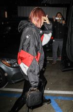HAILEY BIEBER Leaves a Hair Salon in Hollywood  01/15/2019