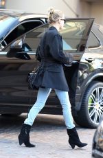 HAILEY BIEBER Leaves Her Hotel in Los Angeles 10/01/2019