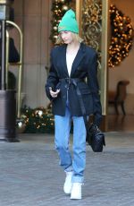 HAILEY BIEBER Leaves Montage Hotel in Beverly Hills 01/04/2019