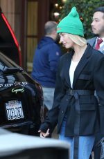 HAILEY BIEBER Leaves Montage Hotel in Beverly Hills 01/04/2019