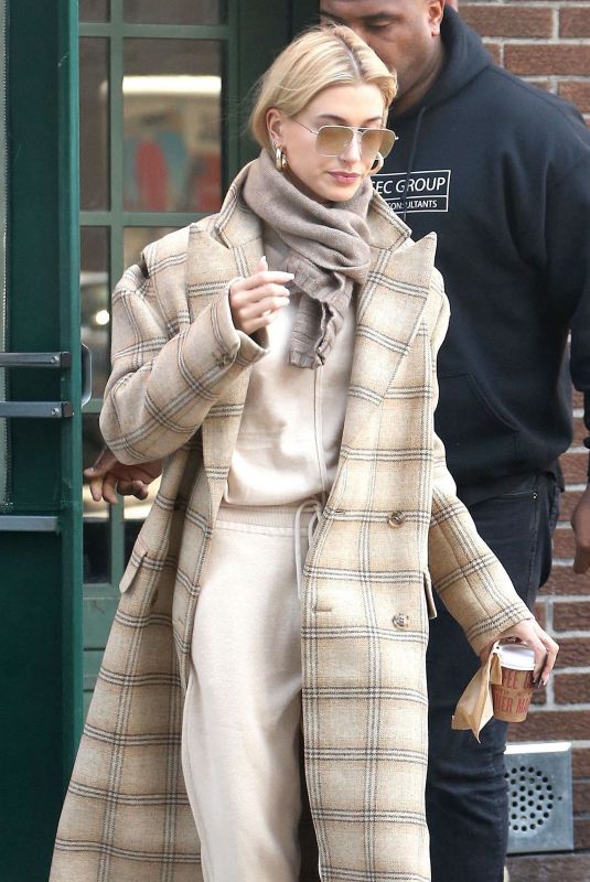 HAILEY BIEBER Out and About in New York 01/30/2019