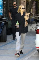 HAILEY BIEBER Out for Smoothie with Her Dog in West Hollywood 01/24/2019