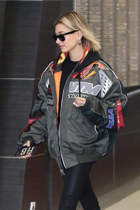 HAILEY BIEBER Out in Los Angeles 01/08/2019
