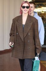 HAILEY BIEBER Shows off Her New Hair Color at Barnes and Boble in Beverly HIlls 01/11/2019