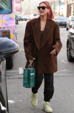 HAILEY BIEBER Shows off Her New Hair Color at Barnes and Boble in Beverly HIlls 01/11/2019