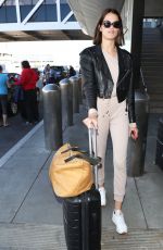 HAILEY CLAUSON at Los Angeles International Airport 01/03/2019