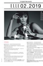 HELENA CHRISTENSEN in Elle Magazine, Russia February 2019