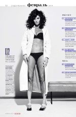HELENA CHRISTENSEN in Tatler Magazine, Russia February 2019