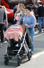 HILARY DUFF and Mike Cormie at Farmer