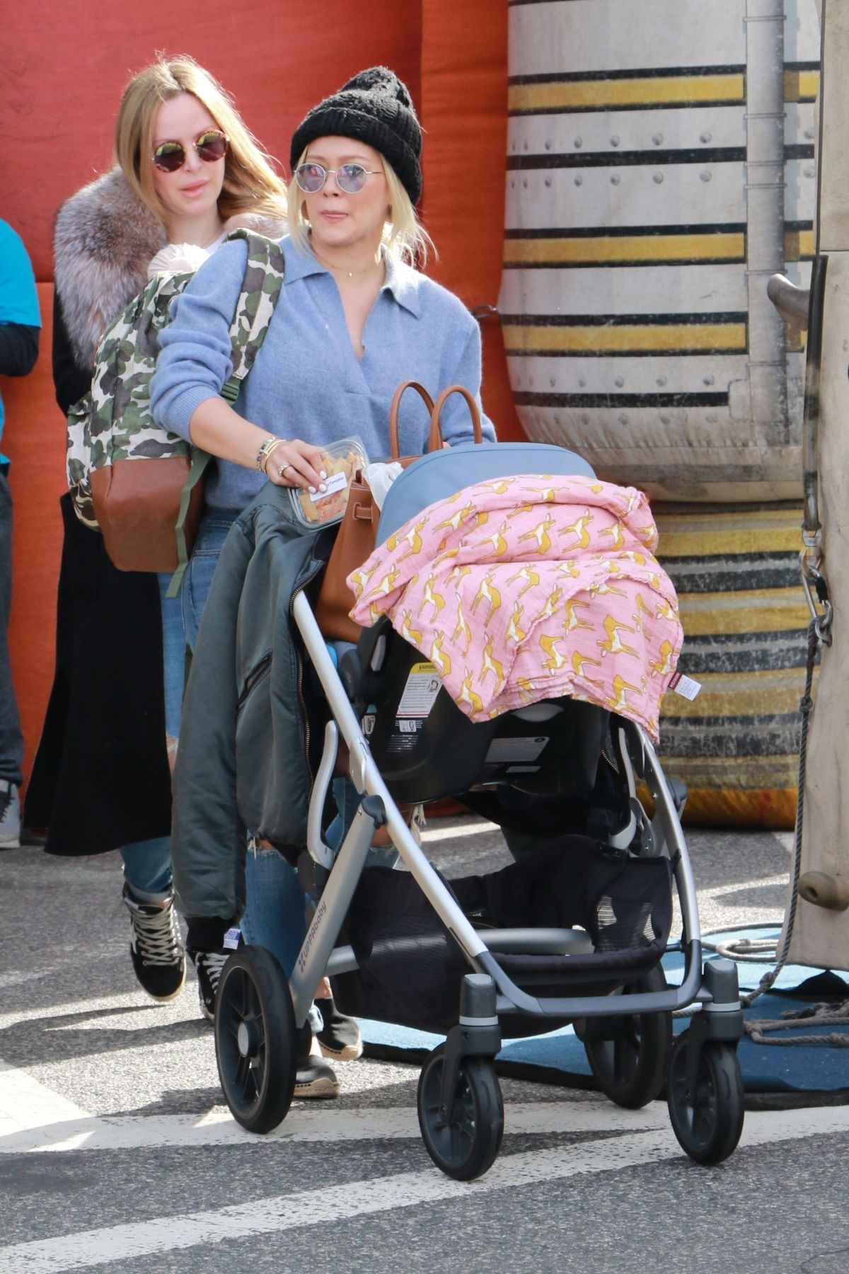 HILARY DUFF and Mike Cormie at Farmer’s Market in Los Angeles 01/13 ...