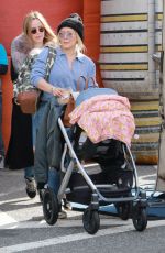 HILARY DUFF and Mike Cormie at Farmer
