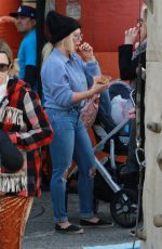 HILARY DUFF and Mike Cormie at Farmer