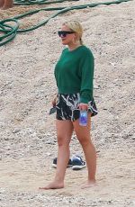 HILARY DUFF at a Beach in Cabo San Lucas 12/31/2018
