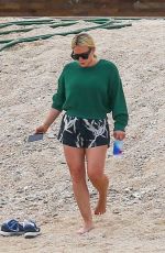 HILARY DUFF at a Beach in Cabo San Lucas 12/31/2018