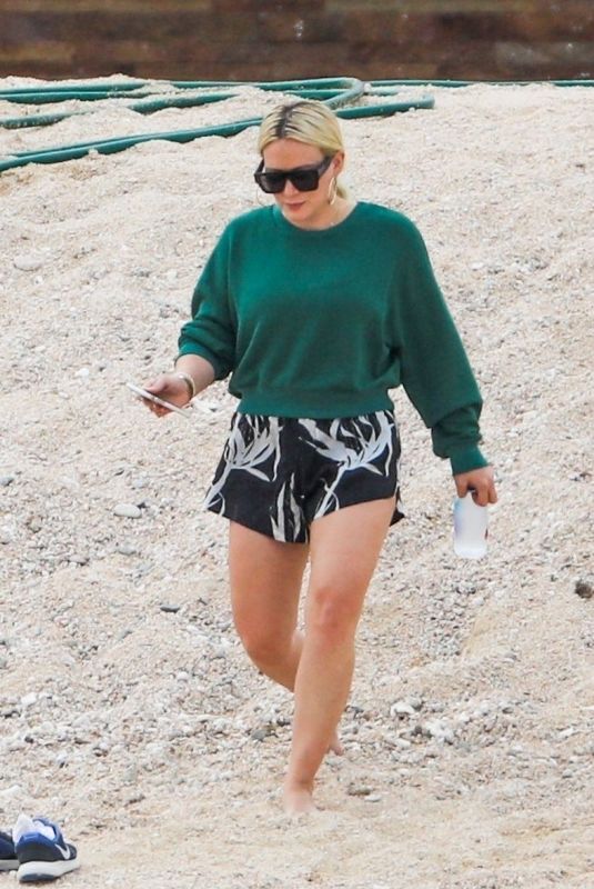 HILARY DUFF at a Beach in Cabo San Lucas 12/31/2018