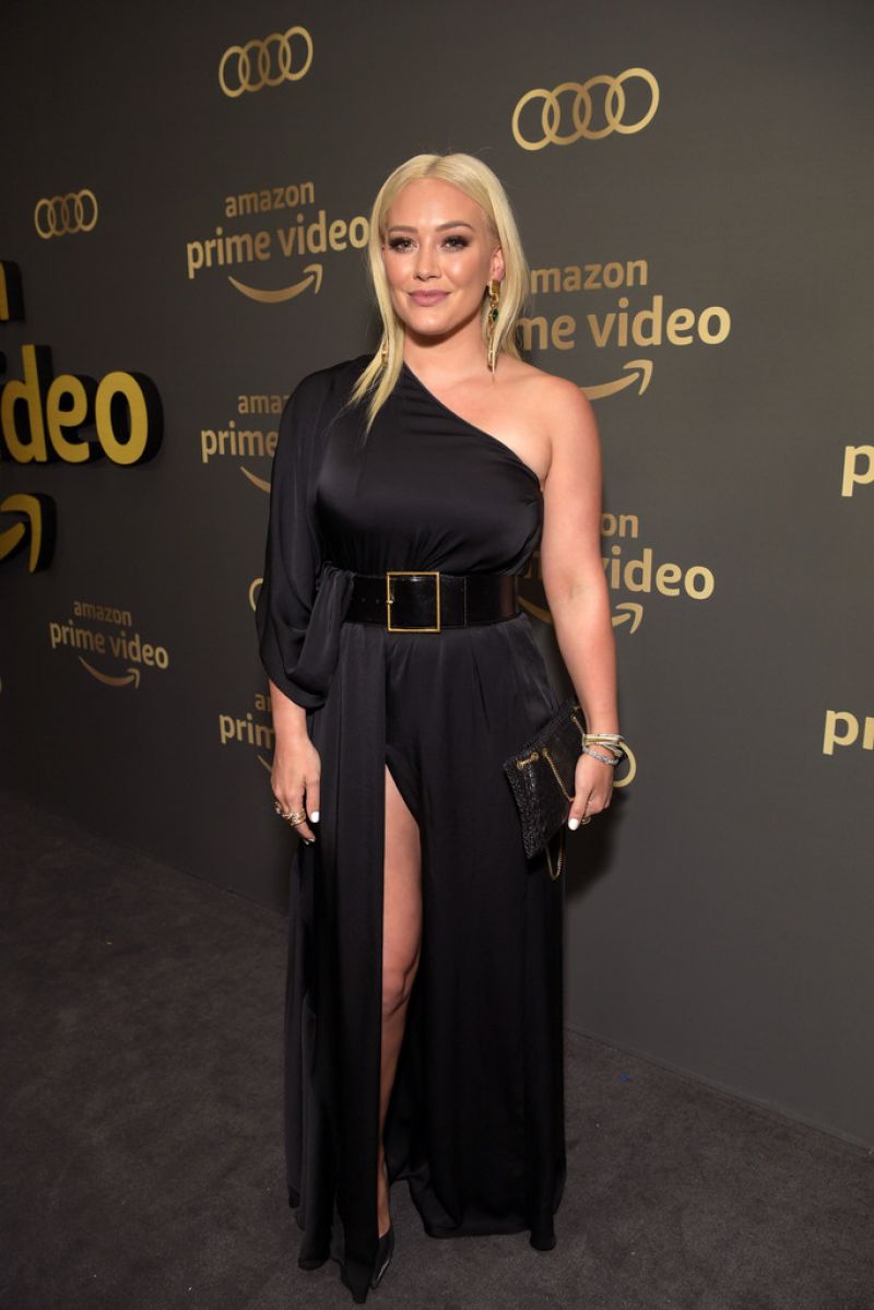 Hilary Duff At Amazon Prime Video Golden Globe Awards