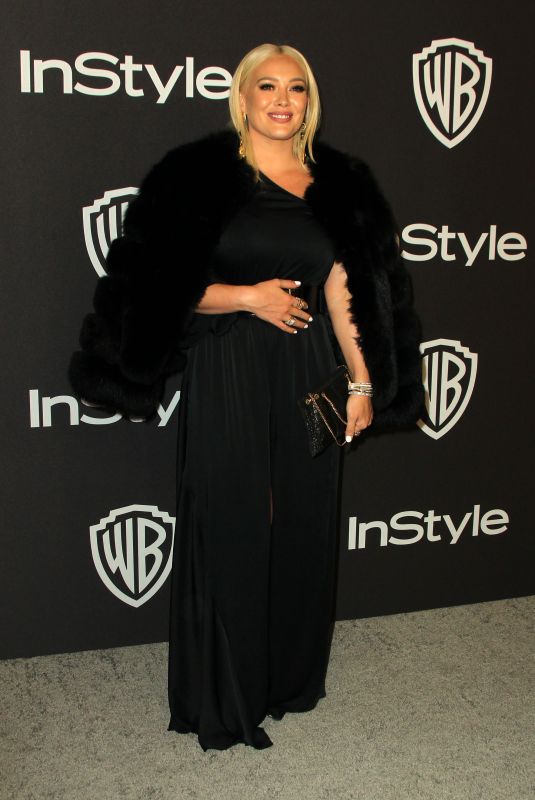 HILARY DUFF at Instyle and Warner Bros Golden Globe Awards Afterparty in Beverly Hills 01/06/2019