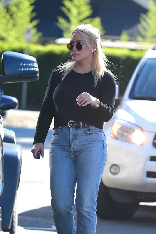 HILARY DUFF in Denim Out in Los Angeles 01/19/2019