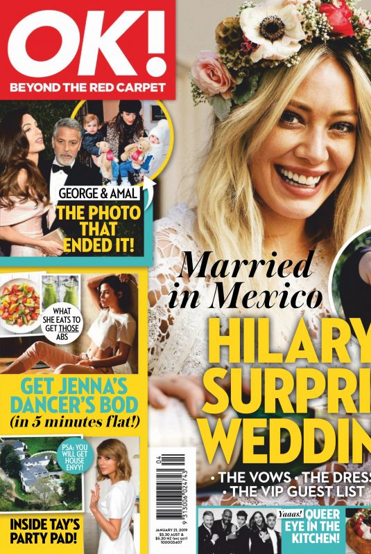 HILARY DUFF in OK! Magazine, Australia January 2019