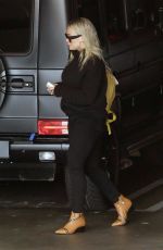 HILARY DUFF Out and About in Los Angeles 01/30/2019