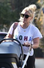 HILARY DUFF Out and About in Studio City 01/09/2019