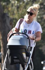 HILARY DUFF Out and About in Studio City 01/09/2019