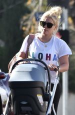 HILARY DUFF Out and About in Studio City 01/09/2019