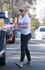HILARY DUFF Out and About in Studio City 01/09/2019