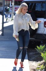 HILARY DUFF Out and About in Studio City 01/25/2019