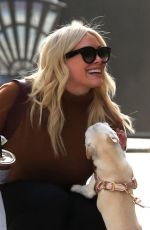HILARY DUFF Out for Lunch at Joan