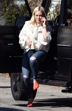 HILARY DUFF Out for Lunch at Petit Trois in Studio City 01/25/2019